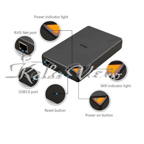 هارد دیسک اکسترنال بی سیم اس اس کا مدل Ssm F200