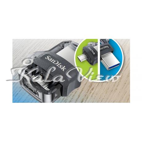 فلش مموری لوازم جانبی سن دیسک Ultra Dual M3 0 256GB