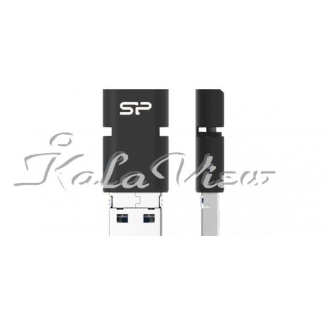 فلش مموری لوازم جانبی سیلیکون Power Mobile C50 OTG 64GB