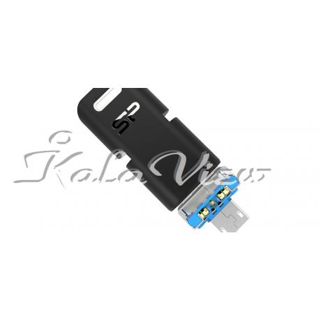 فلش مموری لوازم جانبی سیلیکون Power Mobile C50 OTG 64GB