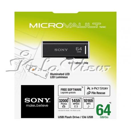 Sony Micro Vault Usm R Flash Memory 64Gb