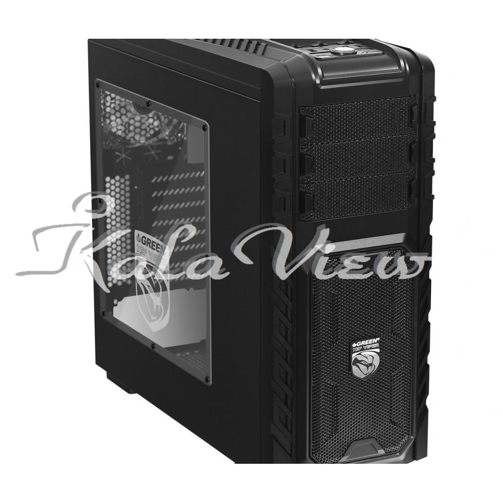 کیس کامپیوتر گرین x3+ viper Computer