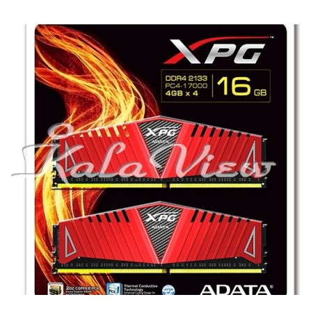 رم کامپیوتر Adata XPG Z1 DDR4( PC4 ) 2133( 17000 ) CL15 Quad Channel 16GB