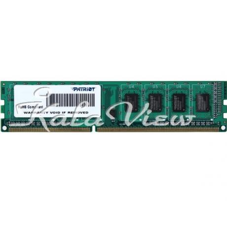 رم کامپیوتر پاتریوت Signature DDR3 1600 CL11 Single Channel Desktop RAM  4GB