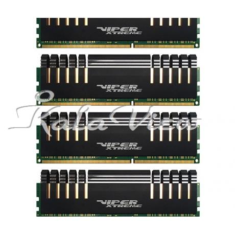 رم کامپیوتر پاتریوت Viper Xtreme DDR4 2666 CL15 Quad Channel Desktop RAM  16GB