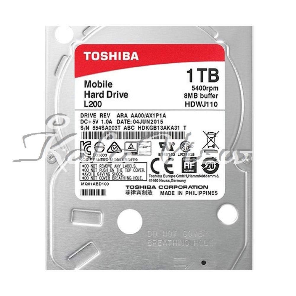 Toshiba L200 Hdwj110 Internal Hard Drive  1Tb