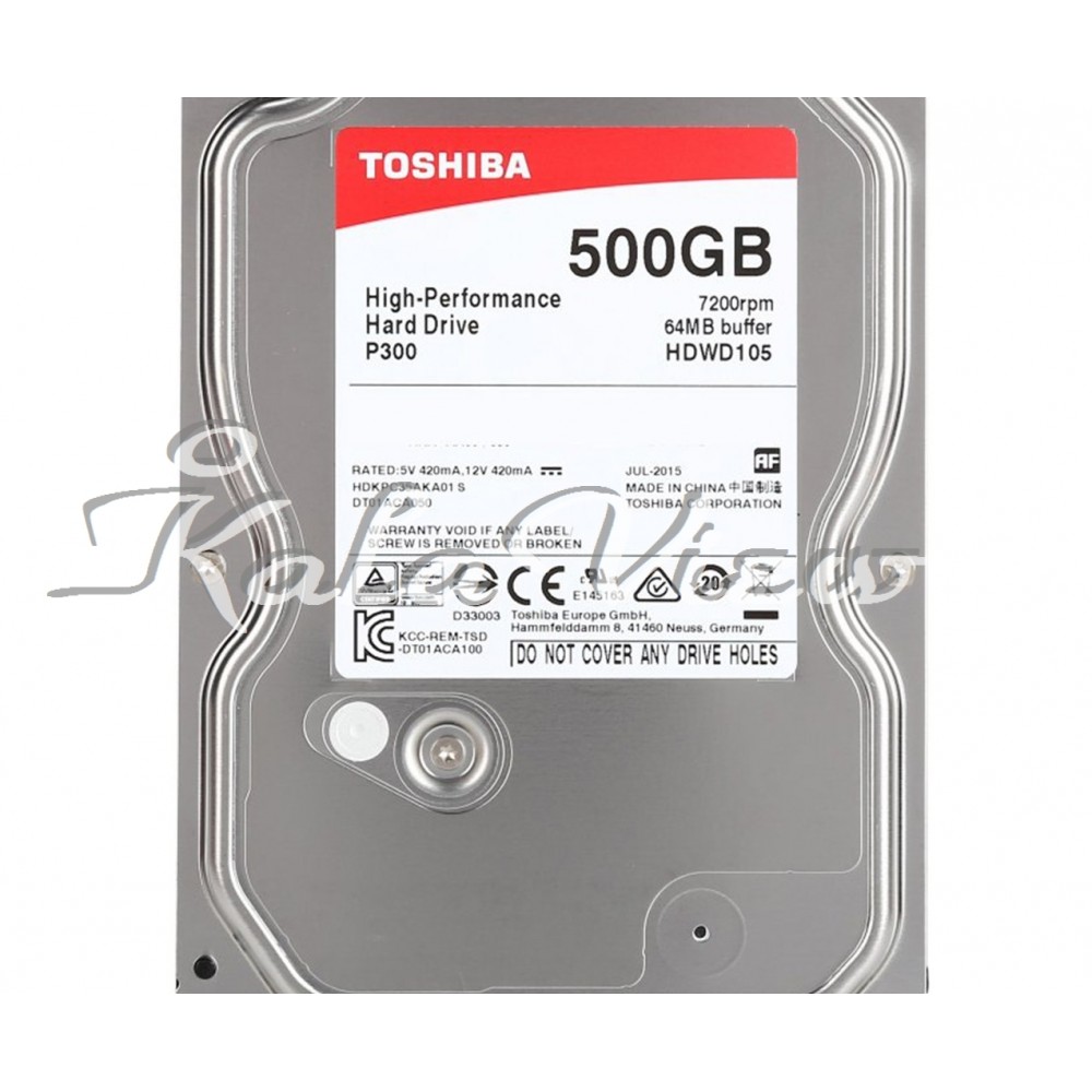هارد کامپیوتر توشیبا P300 HDWD105 Drive  500GB