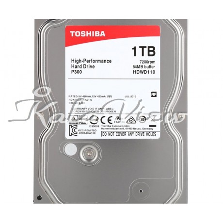 هارد کامپیوتر توشیبا P300 HDWD110UZSVA Drive  1TB