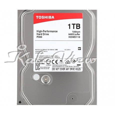 هارد کامپیوتر توشیبا P300 HDWD110UZSVA Drive  1TB