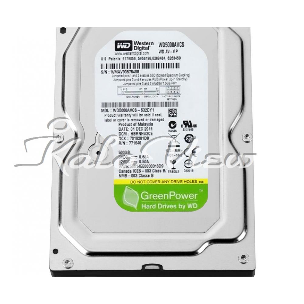 هارددیسک اینترنال وسترن دیجیتال مدل Av Gp Wd5000avcs ظرفیت 500 گیگابایت