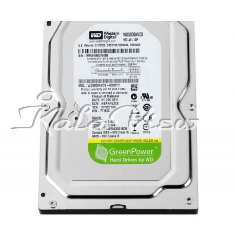 هارددیسک اینترنال وسترن دیجیتال مدل Av Gp Wd5000avcs ظرفیت 500 گیگابایت