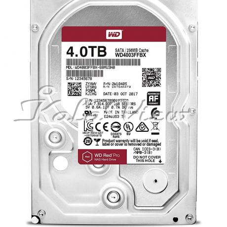 هارددیسک اینترنال وسترن دیجیتال مدل Wd4003ffbx ظرفیت 4 ترابایت