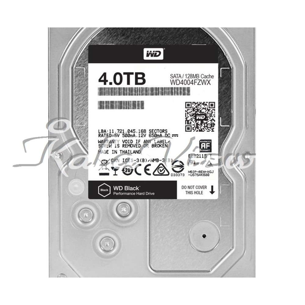 هارد کامپیوتر وسترن Digital Black WD4004FZWX Drive  4TB