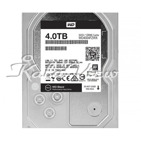 هارد کامپیوتر وسترن Digital Black WD4004FZWX Drive  4TB