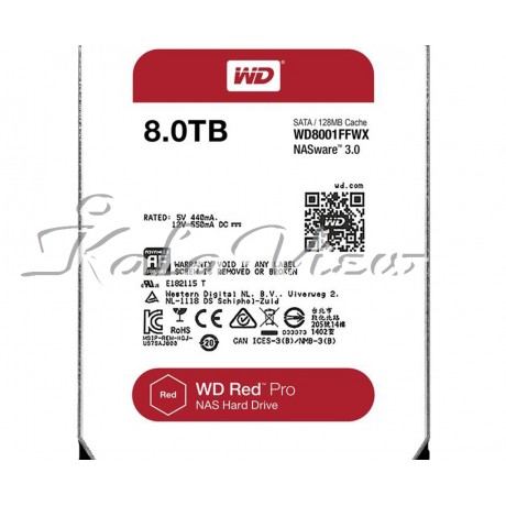 هارد کامپیوتر وسترن Digital Red Pro WD8001FFWX   8TB