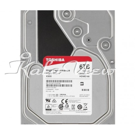 هارد کامپیوتر توشیبا X300 HDWE160EZSTA   6TB