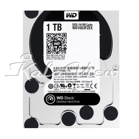 Western Digital Black WD1003FZEX Internal Hard Drive  1TB