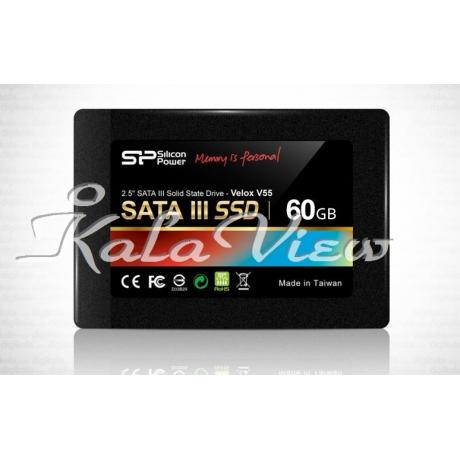 هارد اس اس دی کامپیوتر سیلیکون Power V55 SSD  60GB