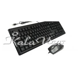 کیبورد و ماوس ای فورتک مدل Kr 8372