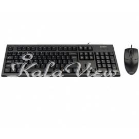 کیبورد کامپیوتر A4tech Kr 8520D With Mouse