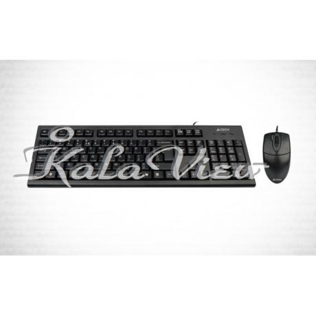 کیبورد کامپیوتر A4tech Kr 8520D With Mouse