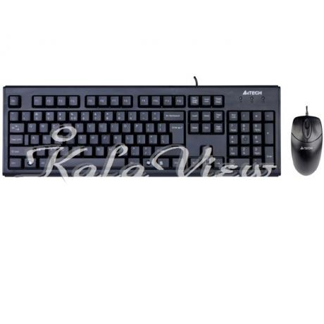 کیبورد کامپیوتر A4tech Kr 8572 Usb With Mouse