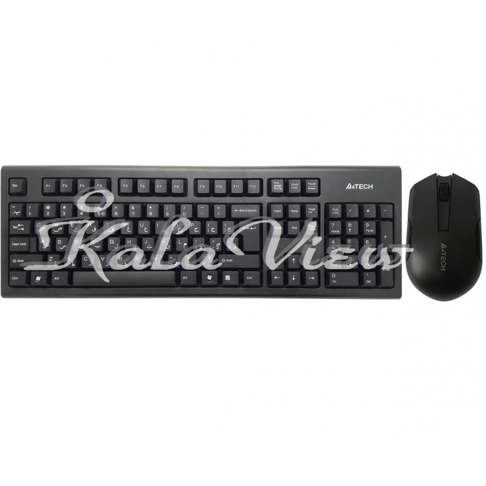 کیبورد کامپیوتر A4tech 3000N With Mouse