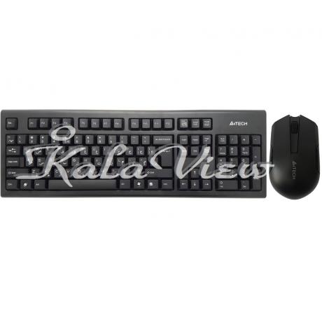 کیبورد کامپیوتر A4tech 3000N With Mouse