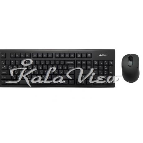 کیبورد کامپیوتر A4tech 7100N Wireless Keyboard And Mouse