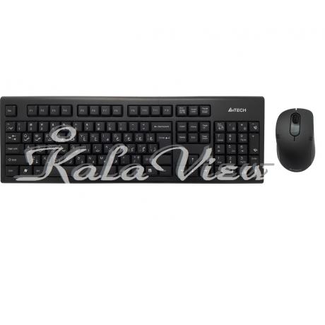 کیبورد کامپیوتر A4tech 7100N Wireless With Mouse