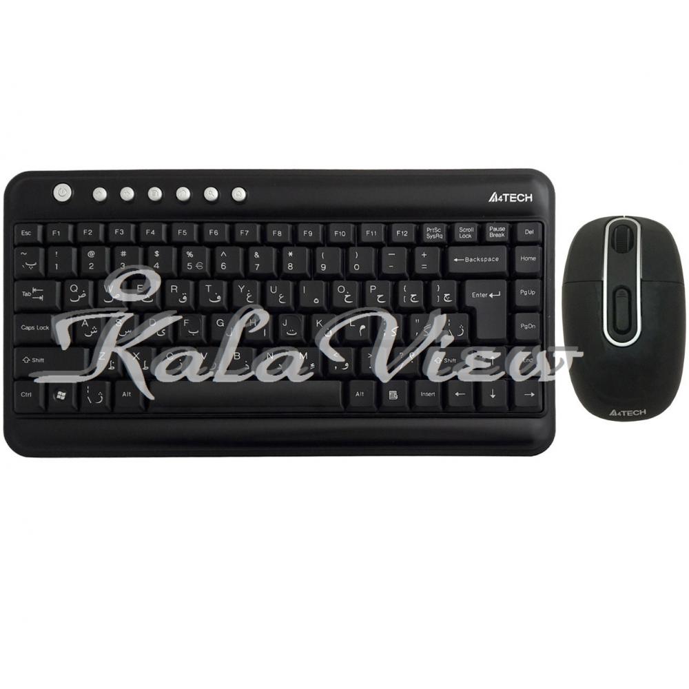کیبورد کامپیوتر A4tech 7600N Keyboard And Mouse