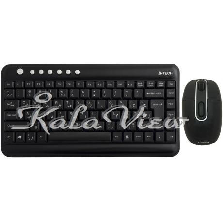 کیبورد کامپیوتر A4tech 7600N Keyboard And Mouse