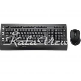 کیبورد کامپیوتر A4tech 9300F Wireless Keyboard And Mouse