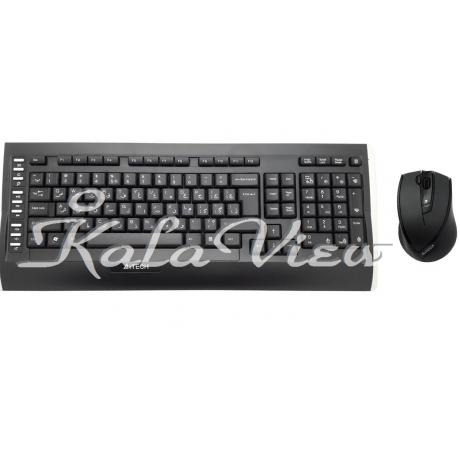 کیبورد کامپیوتر A4tech 9300F Wireless Keyboard And Mouse