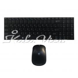 کیبورد کامپیوتر Beyond FCM 5225RF Keyboard and Mouse With Persian Letters