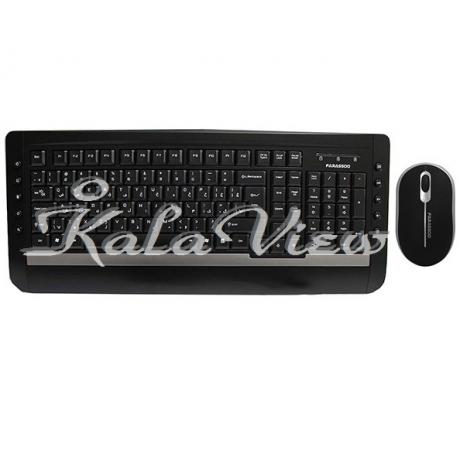 کیبورد کامپیوتر فراسو Fcm 6140 With Mouse With Persian Letters