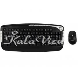 کیبورد کامپیوتر فراسو FCM 8686RF Keyboard and Mouse
