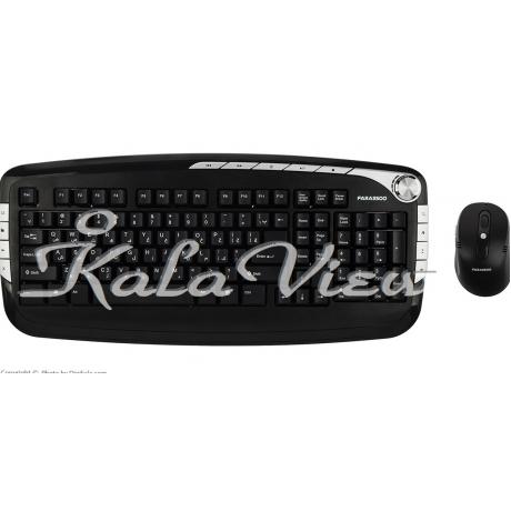 کیبورد کامپیوتر فراسو FCM 8686RF Wireless Keyboard and Mouse With Perisan Letters
