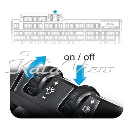 کیبورد کامپیوتر گیگابایت Aivia Osmium Mechanical Gaming Keyboard