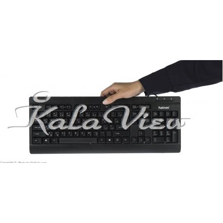 کیبورد کامپیوتر Hatron HKC220 Keyboard and Mouse With Perisan Letters