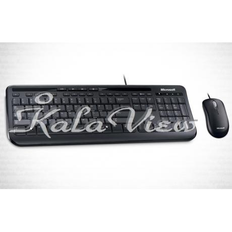 کیبورد کامپیوتر مایکروسافت Desktop 600 Wired Keyboard and Mouse