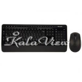 کیبورد کامپیوتر مایکروسافت 3000 Wireless With Mouse With Persian Letters