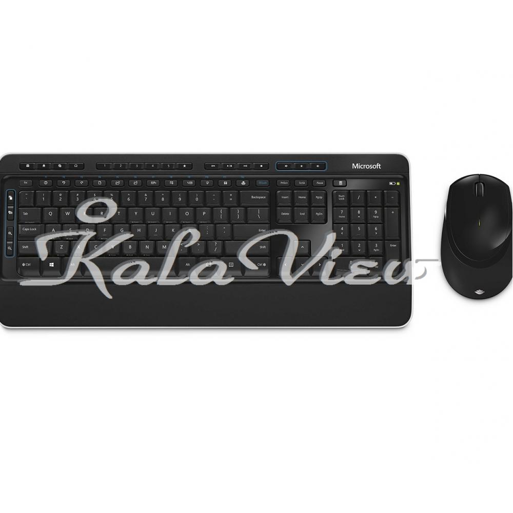کیبورد کامپیوتر مایکروسافت 3050 Wireless Keyboard and Mouse