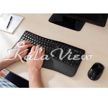 کیبورد کامپیوتر مایکروسافت 5050 Wireless Keyboard and Mouse