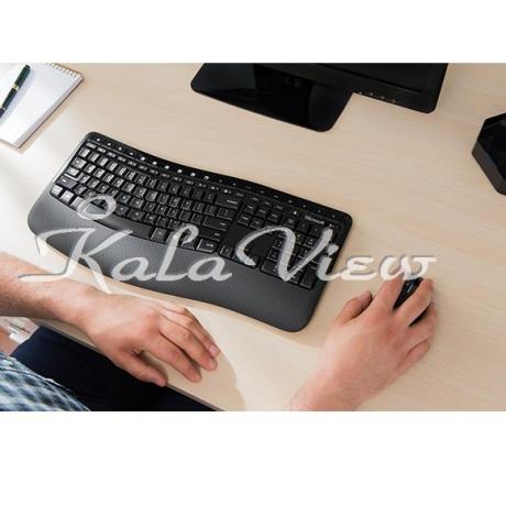 کیبورد کامپیوتر مایکروسافت 5050 Wireless Keyboard and Mouse