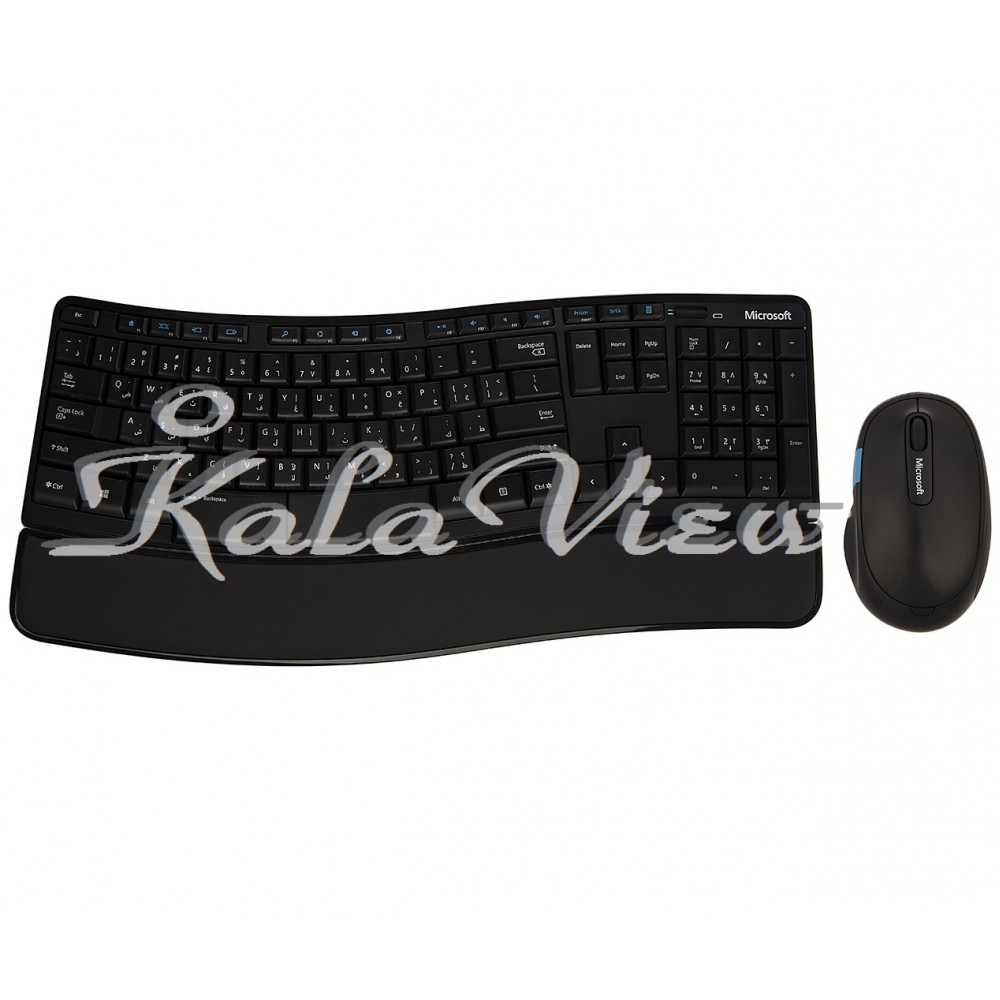کیبورد کامپیوتر مایکروسافت Sculpt Comfort Wireless With Mouse With Arabic Letters