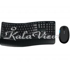 کیبورد کامپیوتر مایکروسافت Sculpt Comfort Wireless With Mouse