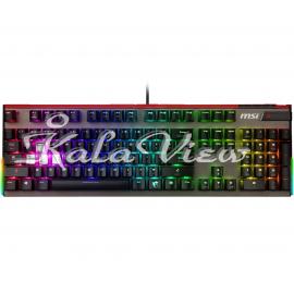 کیبورد کامپیوتر ام اس آی Vigor Gk80 Silver Mechanical Gaming