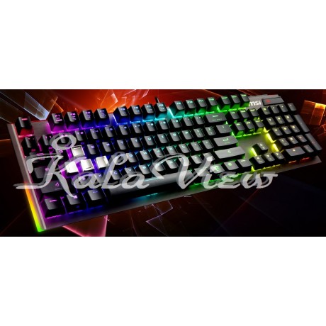 کیبورد کامپیوتر ام اس آی Vigor Gk80 Silver Mechanical Gaming