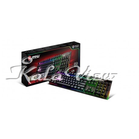 کیبورد کامپیوتر ام اس آی Vigor Gk80 Silver Mechanical Gaming